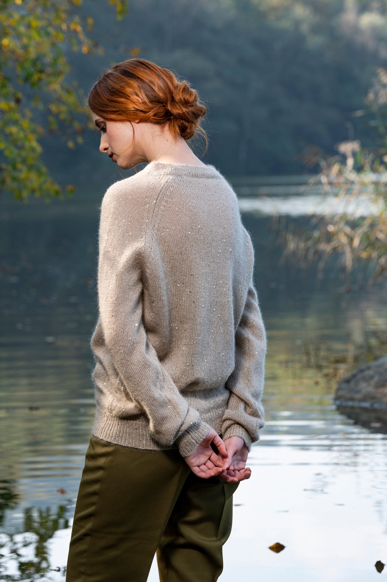 GIROCOLLO MOHAIR CON PAILLETTES