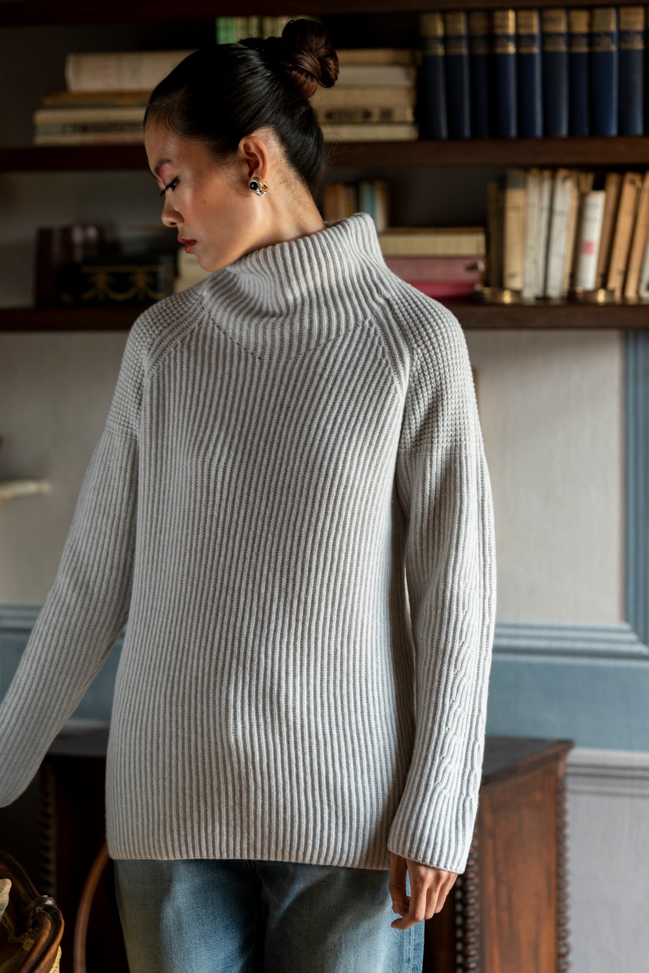 TURTLENECK WOOL CASHMERE SWEATER