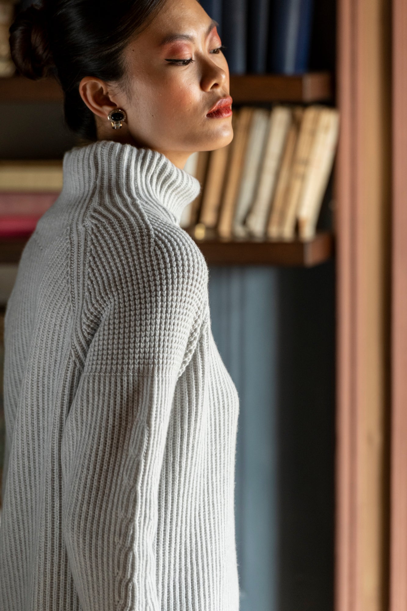 TURTLENECK WOOL CASHMERE SWEATER