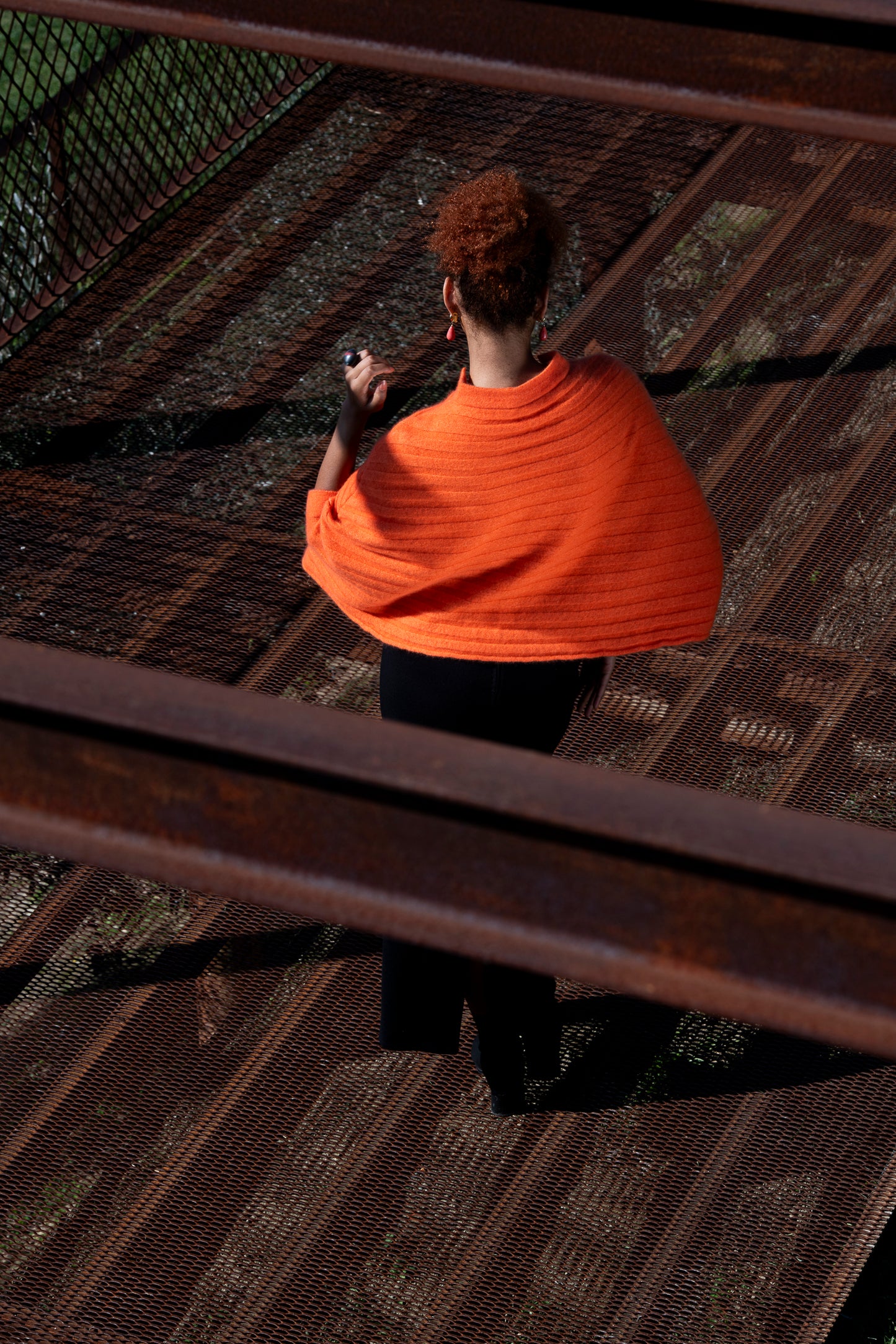 MAGLIA PONCHO CASHMERE SETA ELASTICIZZATO