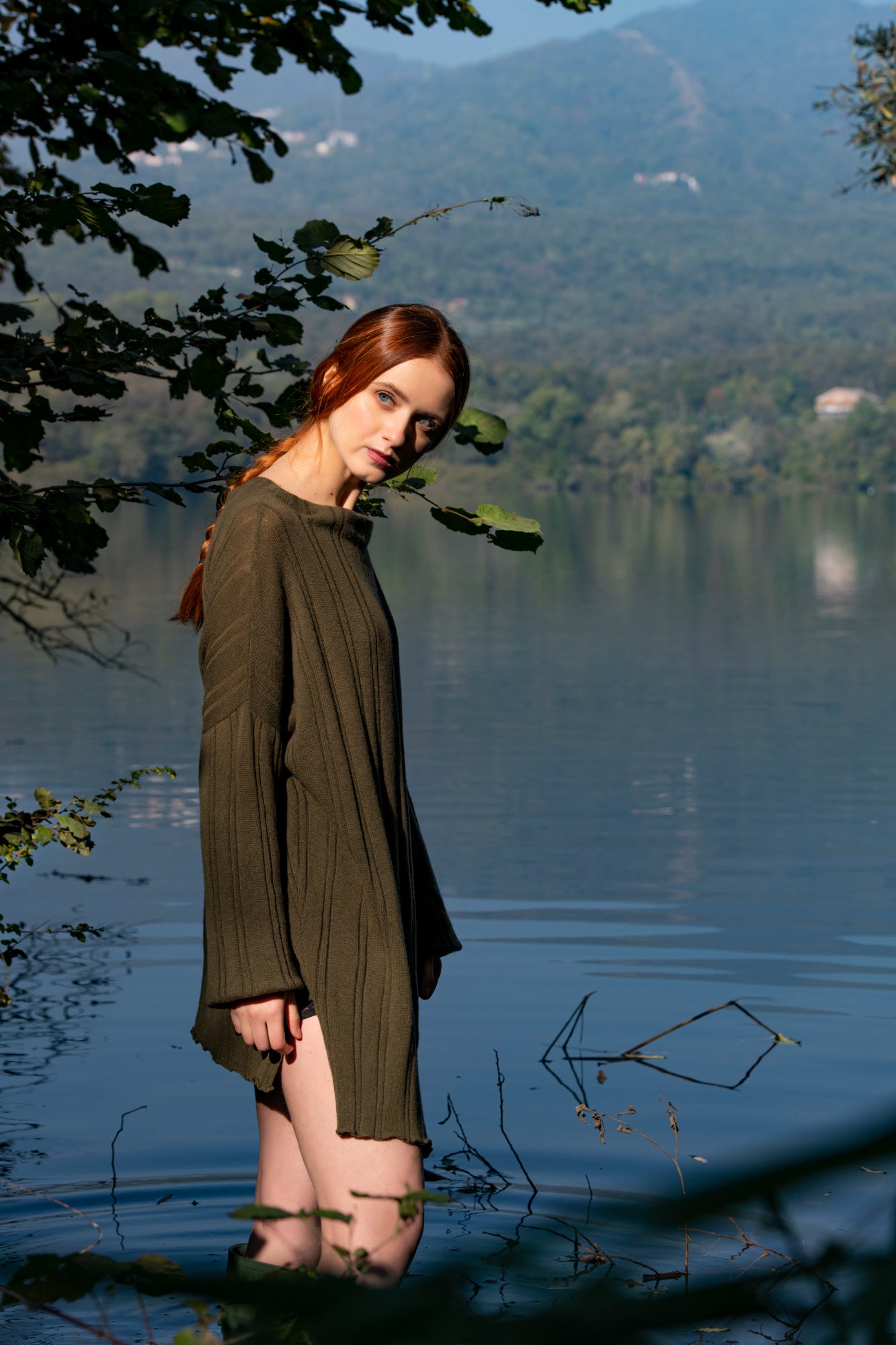 Long oversized cardigan