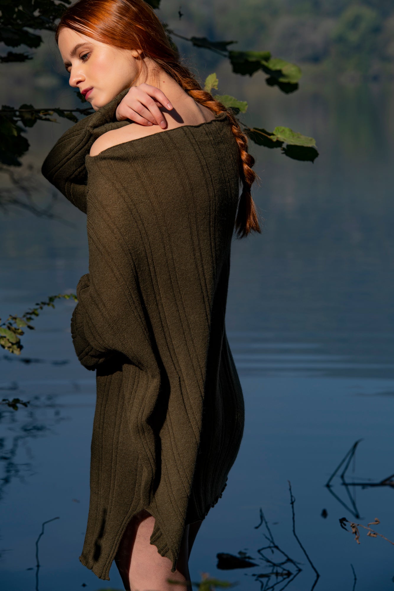 Long oversized cardigan