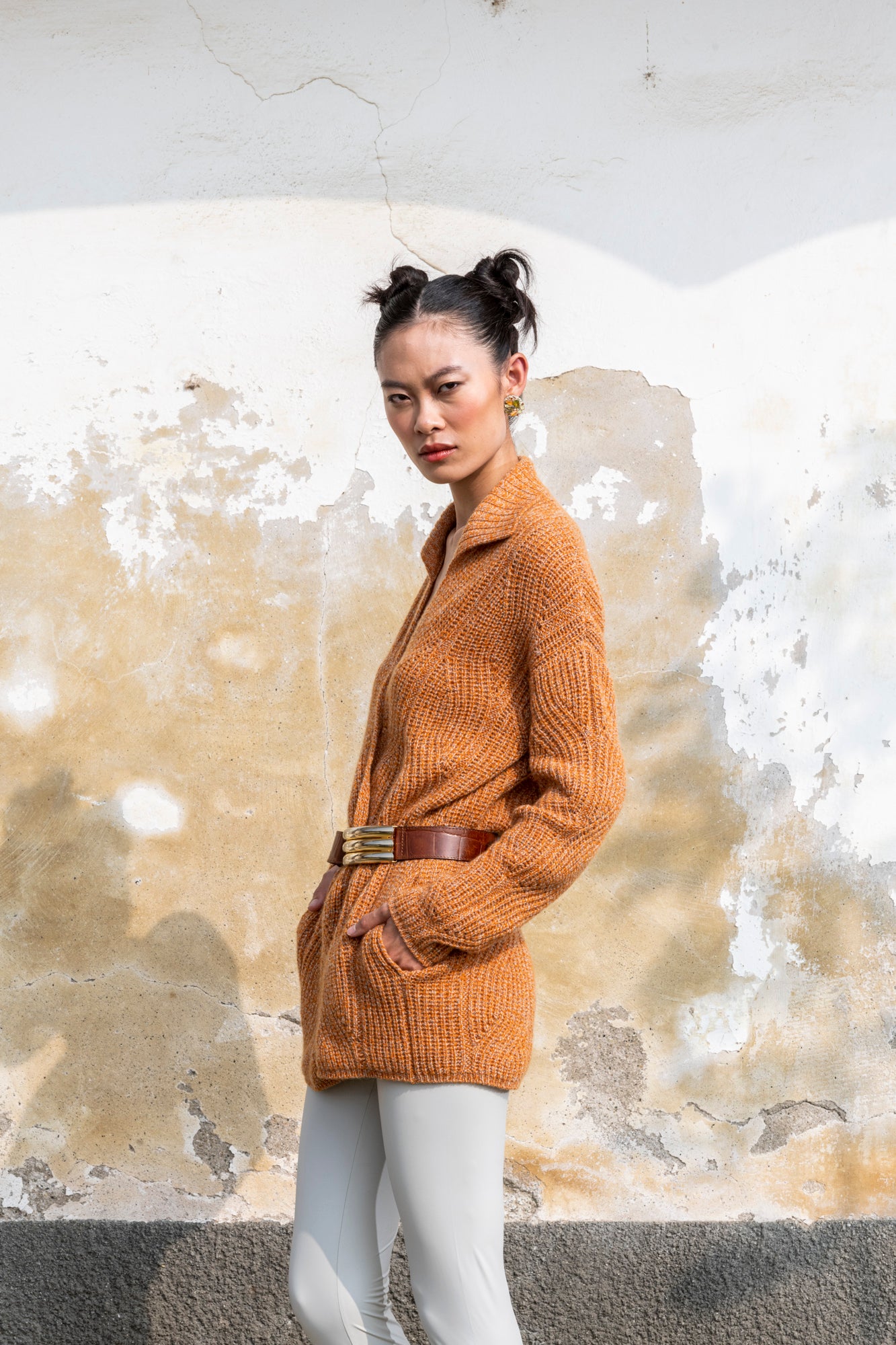 CARDIGAN WITH BRAID